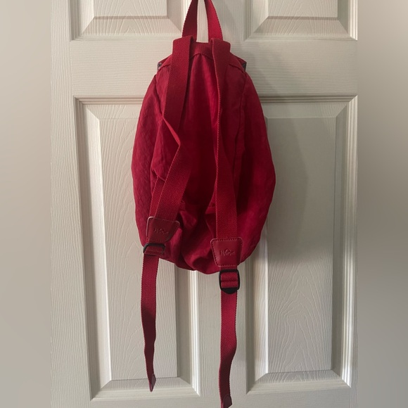 Kipling Small Red Backpack - Picture 2 of 6